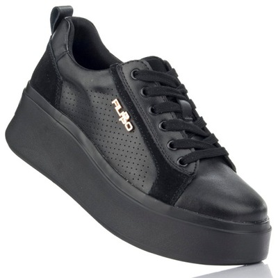 Sneakersy Filippo DP6170 BK skóra czarne r. 40