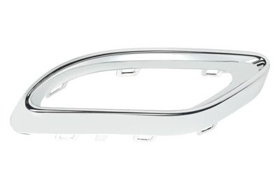 Mercedes a-klasa w177 2018- левая хром накладка выхлоп диффузор задняя фото №1