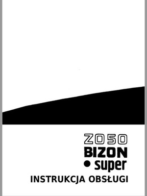 Instrukcja obsługi BIZON ZO50 super