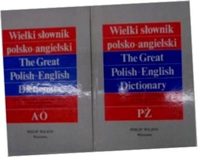 Wielki słownik polsko-angielski 2 tomy -