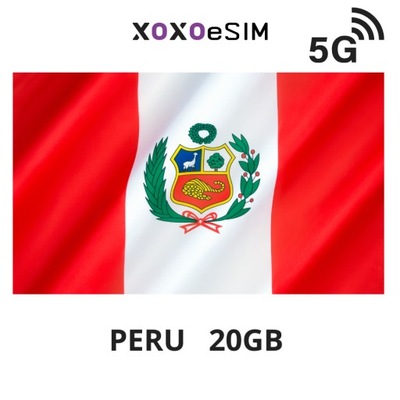 eSIM Peru 20GB / 30 dni - Internet dla podróżujących