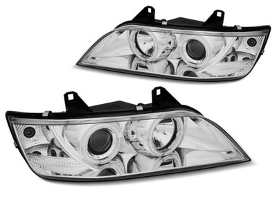 Лампи передні bmw z3 96-02 кільця ccfl хром фото №1