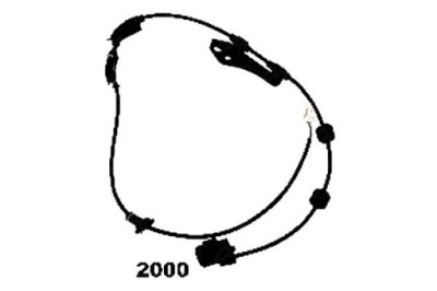 Датчик, скорость вращательная колеса japanparts abs-2000 фото №1
