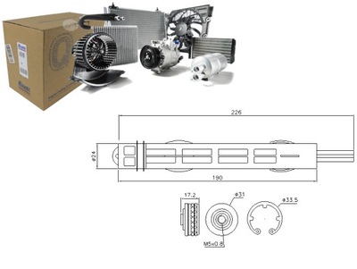 ОСУШИТЕЛЬ КОНДИЦИОНЕРА NISSENS 4300D431