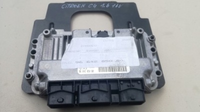 Бортовий комп'ютер двигуна citroen c4 1.6 16v 9664285080 фото №1