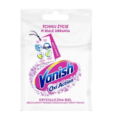 Vanish Oxi Action Odplamiacz do białych tkanin 30g