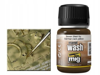 Wash Brown for German dark yellow A.MIG1000 AMMO Mig Jimenez