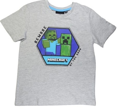 Koszulka T-shirt MINECRAFT 134 Bawełna 9+