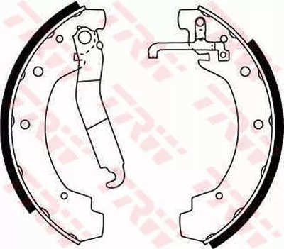 КОЛОДКИ ТОРМОЗНЫЕ КОМПЛЕКТ. ЗАД VW LT 28-35 I, LT 40-55