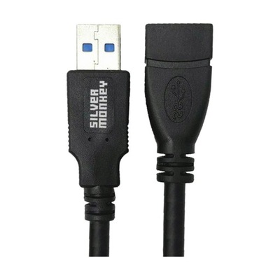 Przedłużacz Silver Monkey USB 3.0 3m czarny