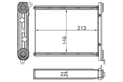 MAHLE CALENTADOR FIAT TALENTO OPEL VIVARO B RENAULT GRAND SCENIC 3  