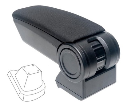 Подлокотник armster 3, kia rio, 2011-2017, ткань фото №1