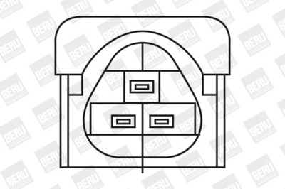 BERU ZS324 COIL IGNITION BMW 3 E46 1.6/1.8/2.0  