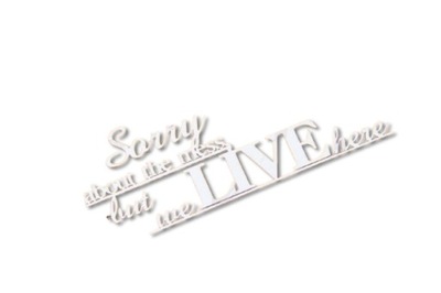 Sorry about the mess