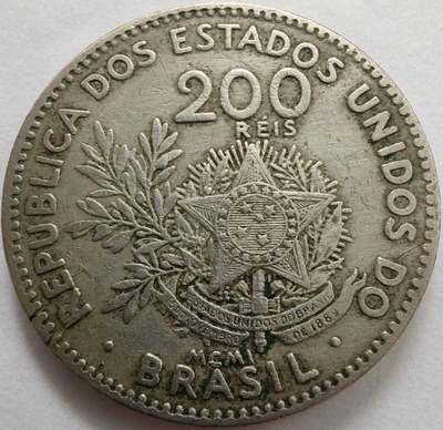 1376 - Brazylia 200 realów, 1901