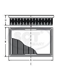 SB2325 FILTER AIR  