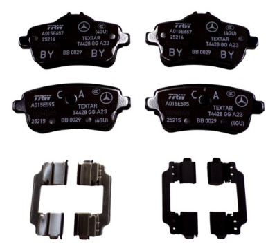 Mercedes w176 cla gl gla gle гальмівні колодки гальмівні задня фото №1