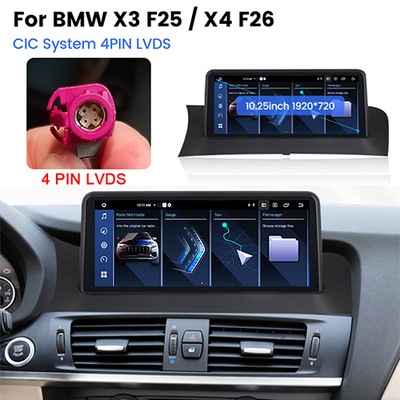 RADIO NAVEGACIÓN ANDROID BMW X3 F25 X4 F26 BT 128GB  