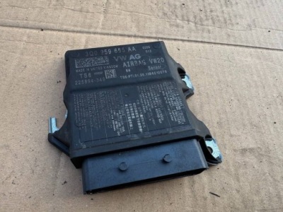 Модуль датчик подушка безпеки 3q0959655aa skoda octavia iii leon iii golf vii фото №1
