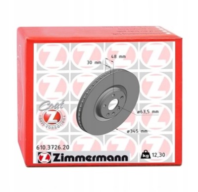 Гальмівні диски гальмівні вентильовані перед volvo v90 ii 2.0 d3 d4 фото №1