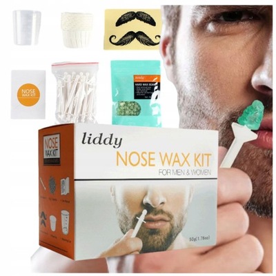 WOSK DO NOSA DEPILACJA DLA MĘŻCZYZN KOBIET ZESTAW DO WŁOSÓW W NOSIE