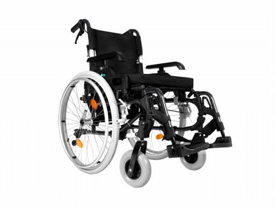 Wózek inwalidzki ALUMINIOWY lekki HAMULCE KOŁA SKŁADANY