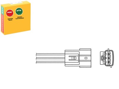 Датчик лямбда-зонд nissan almera pri ngk фото №1