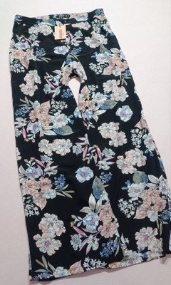 Nowe kolorowe szerokie spodnie Missguided 18/44-46