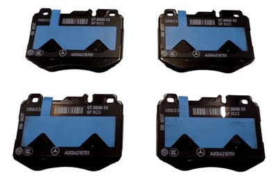 Mercedes c-klasa w205 гальмівні колодки гальмівні перед фото №1