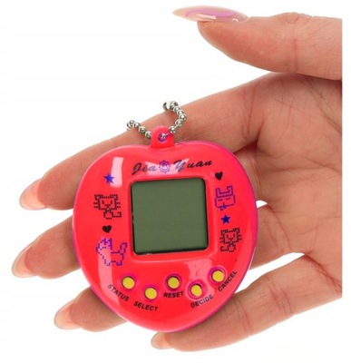 Gra Elektroniczna Tamagotchi Zwierzątko Czerwona