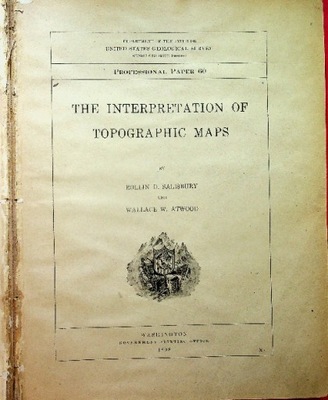 The interpretation of topographic maps 1908 r.