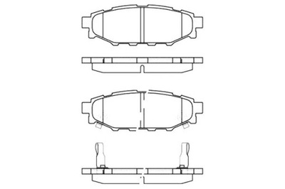 КОЛОДКИ ТОРМОЗНЫЕ REMSA 26696FJ000 26696AG051 ADS74