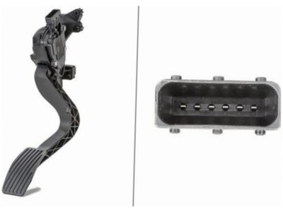 Педаль газа датчик hella 6pv 010 175-731 фото №1