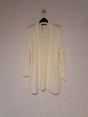 BOOHOO biały sweter typu kardigan 50