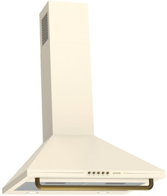 Okap kuchenny Gorenje WHC63CLI przyścienny 650m3/h 60cm Ivory