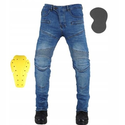 PANTALONES MOTOCICLETA MESKIE JEANSY NAKOLANNIKI  