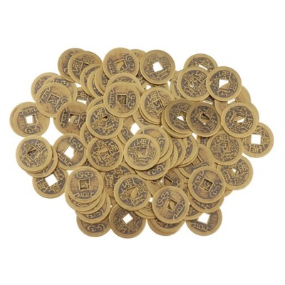 Chińskie monety szczęścia Feng Shui I Jiaqing Mied
