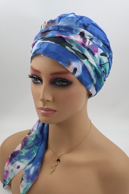 Turban Chusta Amelia Szyfon Jedwabny K/6 Turbany Chusty