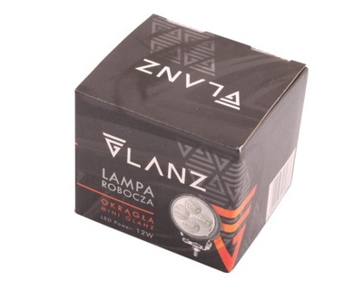 FARO EN FUNCIONAMIENTO REDONDO MINI 12W 4 DIODO LUMINOSO LED GLANZ  