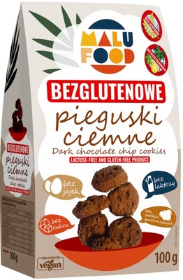 MALU FOOD Ciastka Pieguski ciemne bezglutenowe