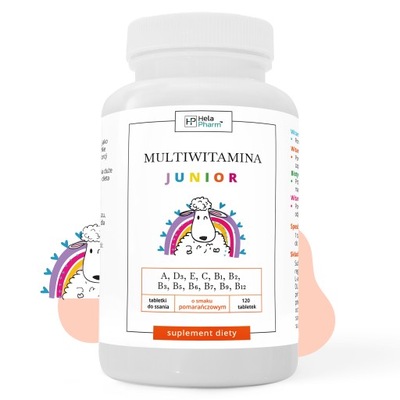 Multiwitamina JUNIOR dla dzieci DO SSANIA 120 tab