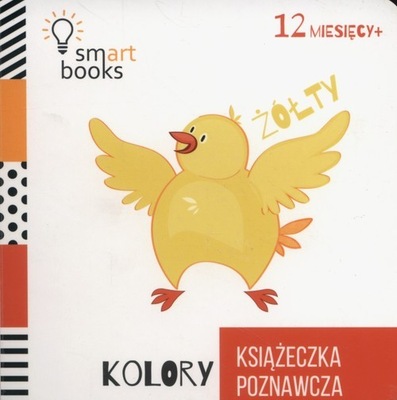 Książka poznawcza Kolory Twarde strony 12 miesięcy+ Smart Books