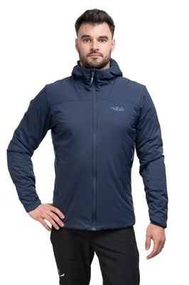 Kurtka zimowa męska lekka outdoor Rab Xenair alpine light-deep ink l