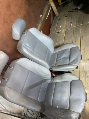 Сиденья комплект кожа bmw x5 e53 фото №1