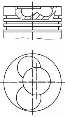 ПОРШЕНЬ 030 41 02 MAHLE