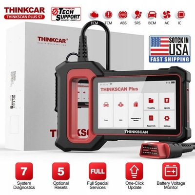ThinkCar Thinkscan Plus S7 komputer diagnosyczny, tester OBD II