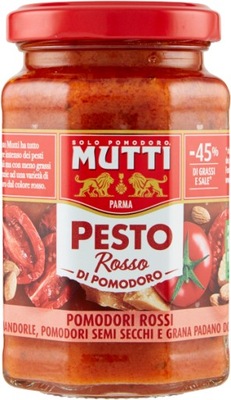 Pesto pomidory suszone i migdały MUTTI 180g