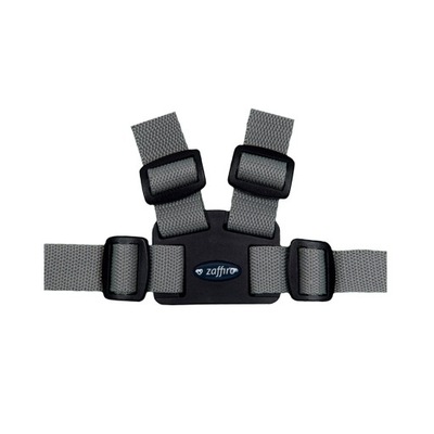 ZAFFIRO Szelki do wózka grey