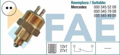 CONMUTADOR DE LUZ LUZ DE FRENADO MERCEDES  