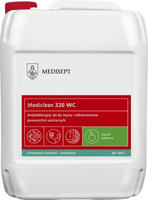 Mediclean MC 320 Żel do mycia sanitariatów 5L